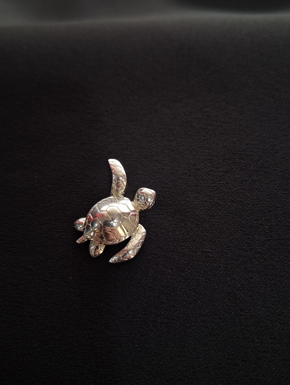 Sterling Silver Sea Turtle Pendant 925 Coastal Tourist Shop Ocean Jewelry